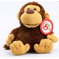 10" H Monkey Stuffed Toy
